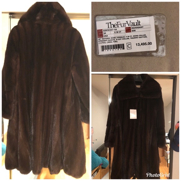 Macy's Jackets & Blazers - The Fur Vault at Macys